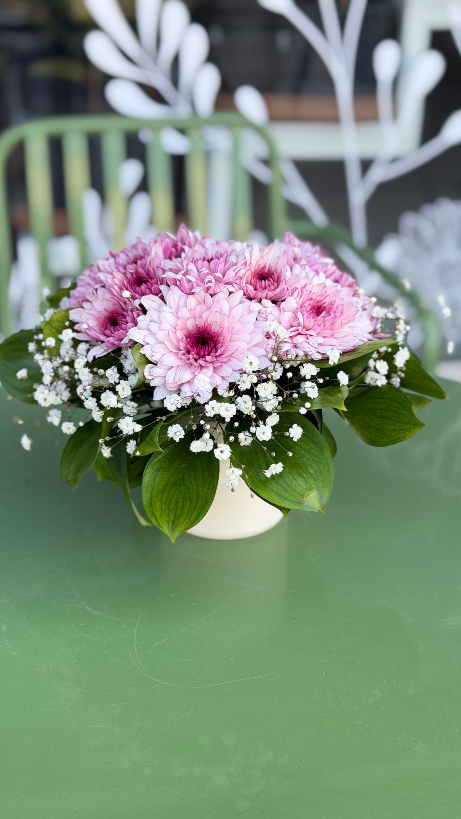  Lila Krizantem Aranjmanı