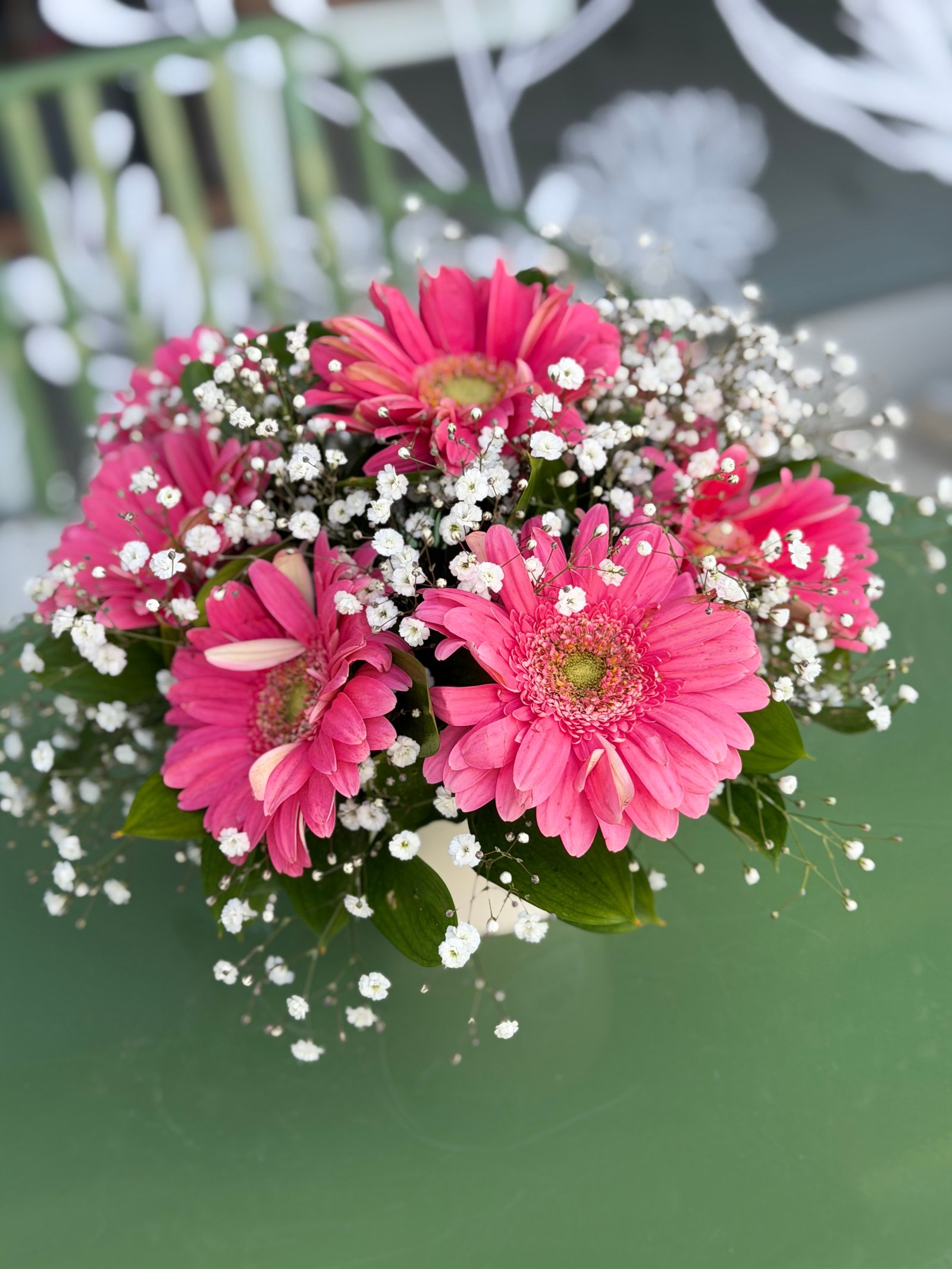 Pembe Gerbera Aranjmanı