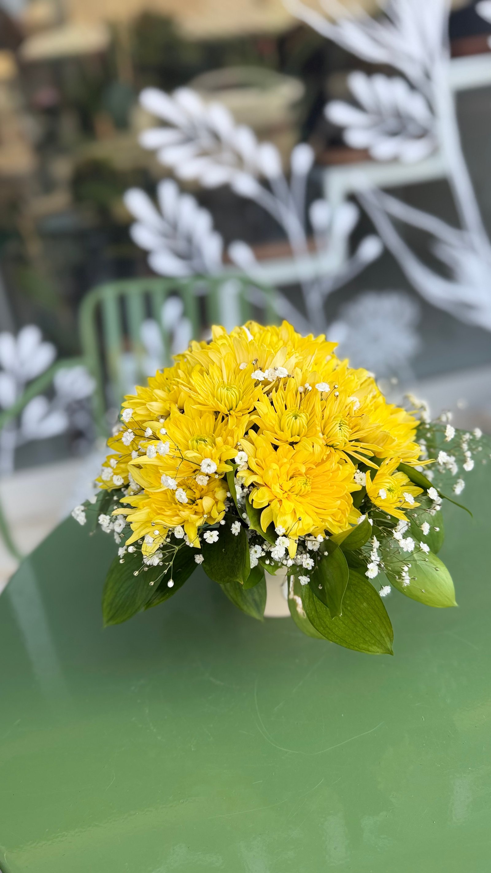 Sarı Krizantem Aranjmanı